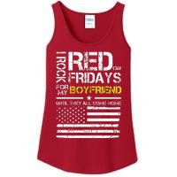 Red Friday Military Girlfriend Wear Red For Boyfriend Ladies Essential Tank