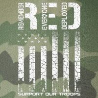 Red Friday Military Veteran Remember Everyone Deployed Legacy Tie Dye Trucker Hat
