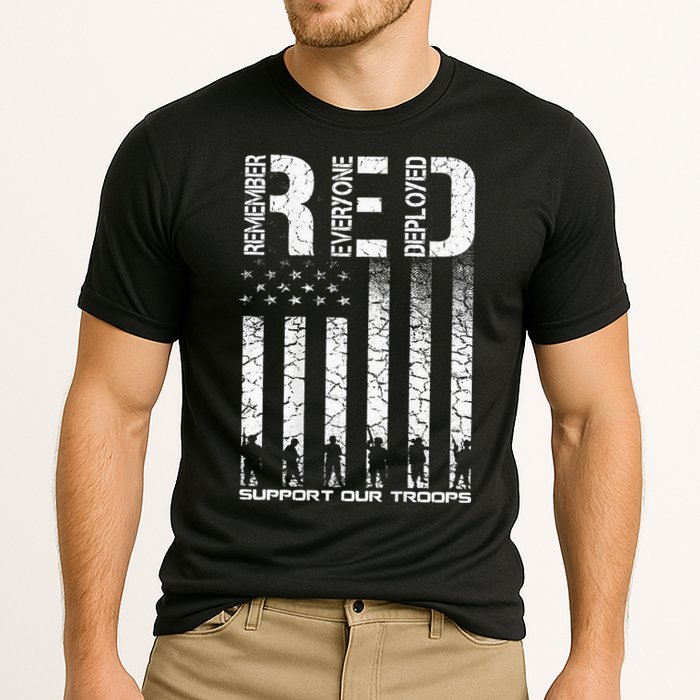 Red Friday Military Veteran Remember Everyone Deployed Performance Shirt