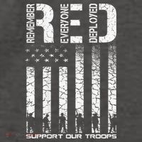 Red Friday Military Veteran Remember Everyone Deployed Vector Backpack