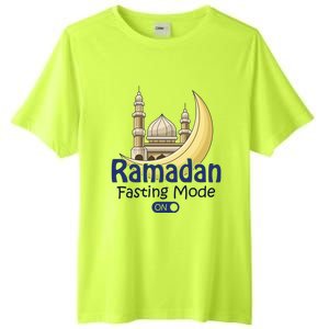 Ramadan Fasting Mode On Gift Cool Islamic Fasting Gift Idea Funny Gift Tall Fusion ChromaSoft Performance T-Shirt