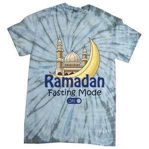 Ramadan Fasting Mode On Gift Cool Islamic Fasting Gift Idea Funny Gift Tie-Dye T-Shirt