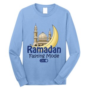 Ramadan Fasting Mode On Gift Cool Islamic Fasting Gift Idea Funny Gift Long Sleeve Shirt