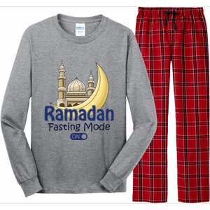 Ramadan Fasting Mode On Gift Cool Islamic Fasting Gift Idea Funny Gift Long Sleeve Pajama Set