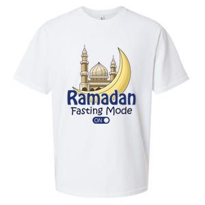 Ramadan Fasting Mode On Gift Cool Islamic Fasting Gift Idea Funny Gift Sueded Cloud Jersey T-Shirt