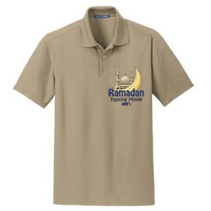 Ramadan Fasting Mode On Gift Cool Islamic Fasting Gift Idea Funny Gift Dry Zone Grid Polo