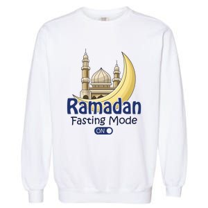 Ramadan Fasting Mode On Gift Cool Islamic Fasting Gift Idea Funny Gift Garment-Dyed Sweatshirt