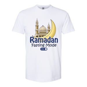 Ramadan Fasting Mode On Gift Cool Islamic Fasting Gift Idea Funny Gift Softstyle CVC T-Shirt