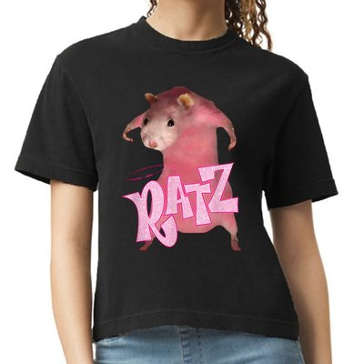 Ratz Funny Mouse Rat Comfort Colors Boxy T-Shirt
