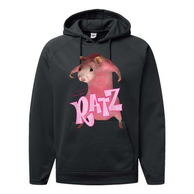 Ratz Funny Mouse Rat Performance Fleece Hoodie