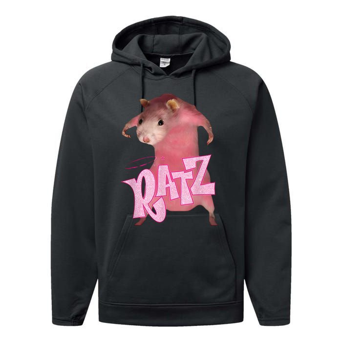 Ratz Funny Mouse Rat Performance Fleece Hoodie