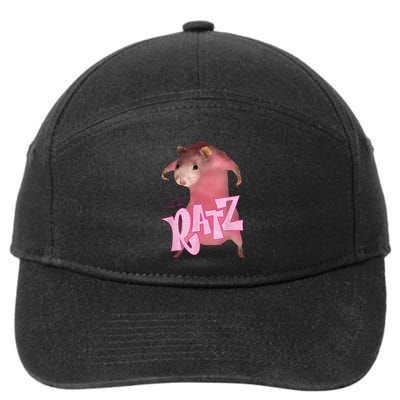 Ratz Funny Mouse Rat 7-Panel Snapback Hat