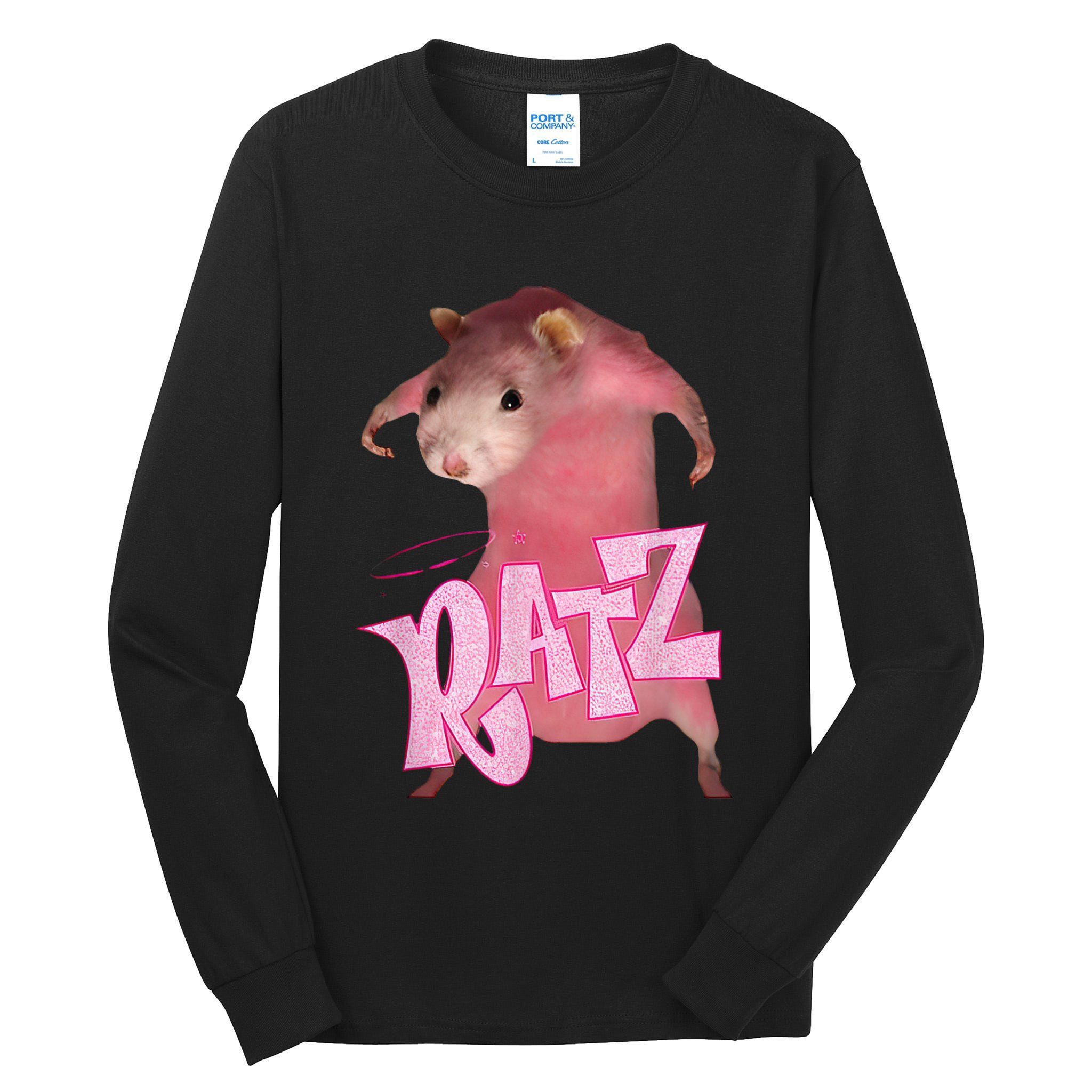 Ratz Funny Mouse Rat Tall Long Sleeve T-Shirt