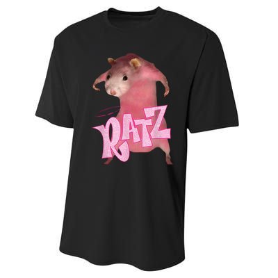 Ratz Funny Mouse Rat Performance Sprint T-Shirt