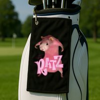 Ratz Funny Mouse Rat Golf Towel