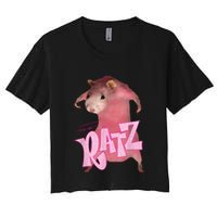 Ratz Funny Mouse Rat Women's Crop Top Tee