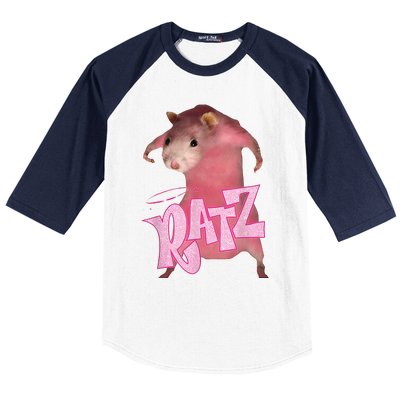 Ratz Funny Mouse Rat Baseball Sleeve Shirt