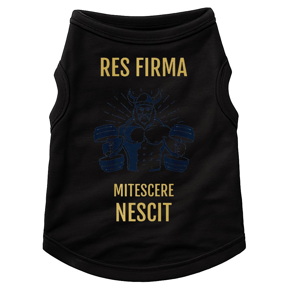 Res Firma Mitescere Nescit Premium Doggie Tank