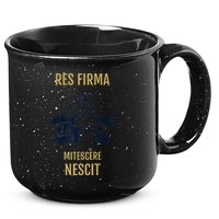 Res Firma Mitescere Nescit Premium 15oz Campfire Ceramic Mug