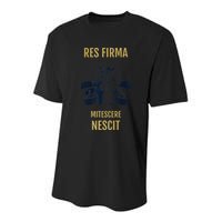 Res Firma Mitescere Nescit Premium Youth Performance Sprint T-Shirt