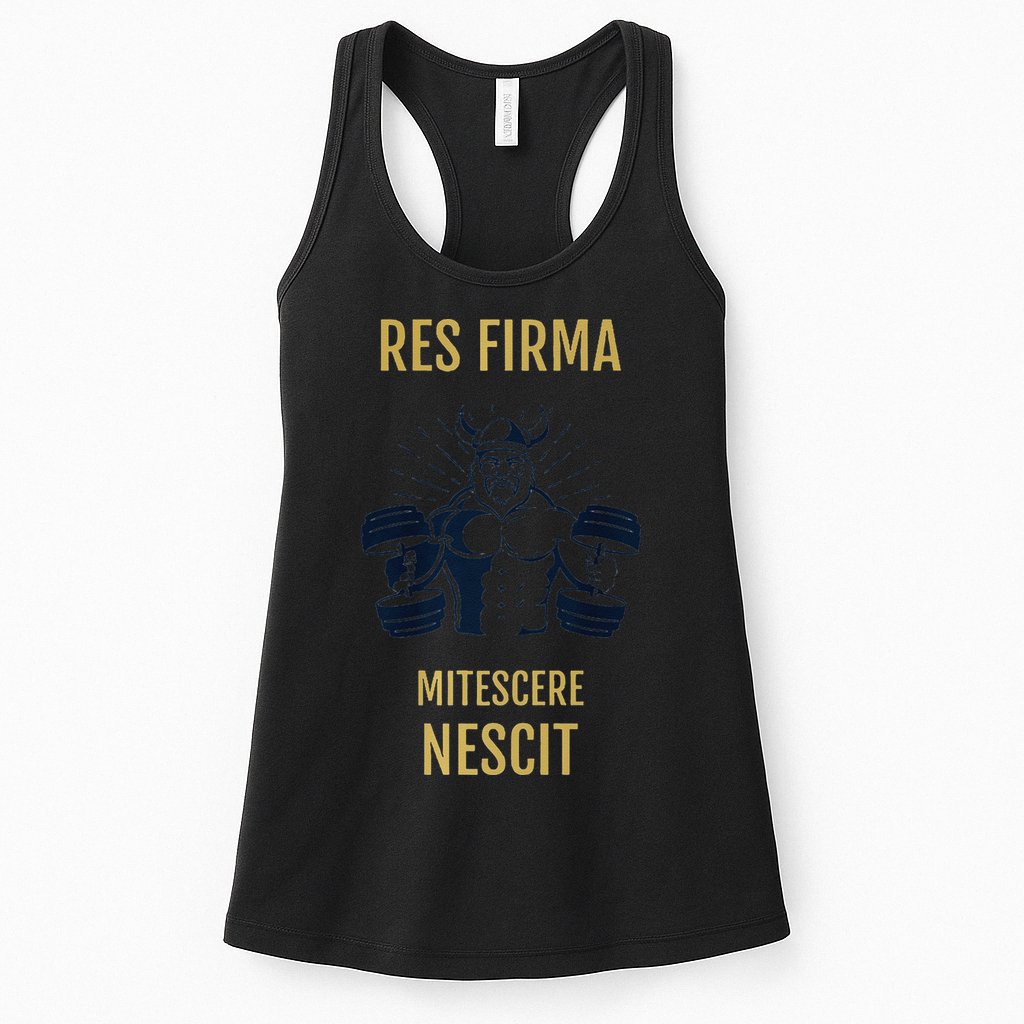 Res Firma Mitescere Nescit Premium Womens Tank Top