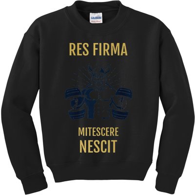 Res Firma Mitescere Nescit Premium Kids Sweatshirt