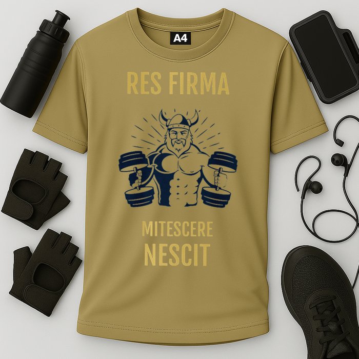 Res Firma Mitescere Nescit Premium Cooling Performance Crew T-Shirt