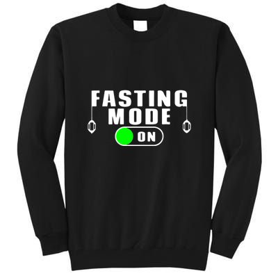 Ramadan Fasting Mode On Gift For Ramadan Mubarak Tall Sweatshirt