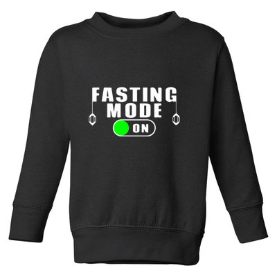 Ramadan Fasting Mode On Gift For Ramadan Mubarak Toddler Sweatshirt