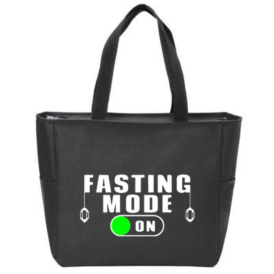 Ramadan Fasting Mode On Gift For Ramadan Mubarak Zip Tote Bag