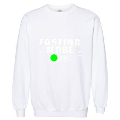Ramadan Fasting Mode On Gift For Ramadan Mubarak Garment-Dyed Sweatshirt