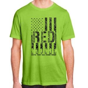 Red Friday Military Veteran Remember Everyone Deployed Adult ChromaSoft Performance T-Shirt