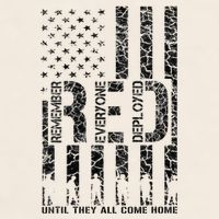 Red Friday Military Veteran Remember Everyone Deployed Garment-Dyed Women's Muscle Tee