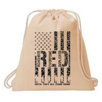 Red Friday Military Veteran Remember Everyone Deployed Drawstring Bag