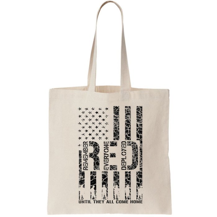 Red Friday Military Veteran Remember Everyone Deployed Bag