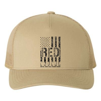 Red Friday Military Veteran Remember Everyone Deployed Yupoong Adult 5-Panel Trucker Hat