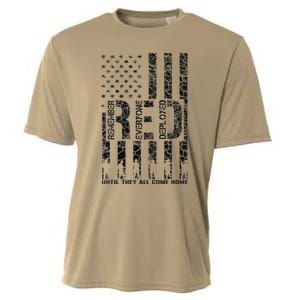 Red Friday Military Veteran Remember Everyone Deployed Cooling Performance Crew T-Shirt