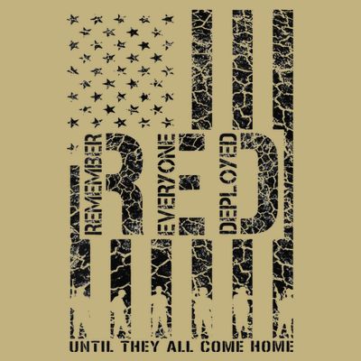 Red Friday Military Veteran Remember Everyone Deployed T-Shirt