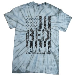 Red Friday Military Veteran Remember Everyone Deployed Tie-Dye T-Shirt