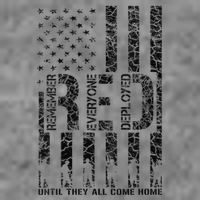 Red Friday Military Veteran Remember Everyone Deployed 7-Panel Snapback Hat
