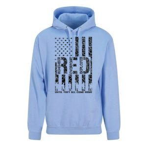 Red Friday Military Veteran Remember Everyone Deployed Unisex Surf Hoodie