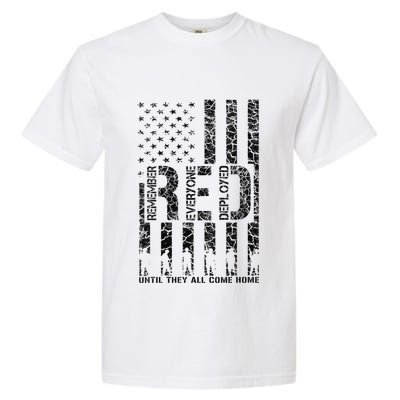 Red Friday Military Veteran Remember Everyone Deployed Garment-Dyed Heavyweight T-Shirt