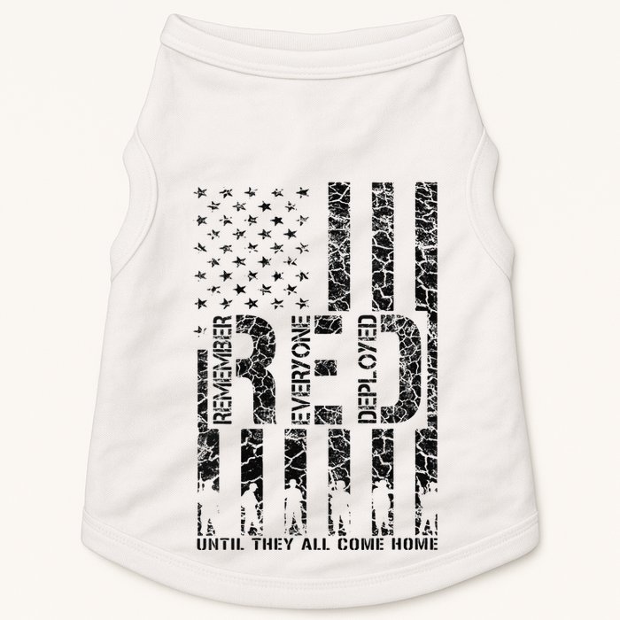 Red Friday Military Veteran Remember Everyone Deployed Doggie Tank