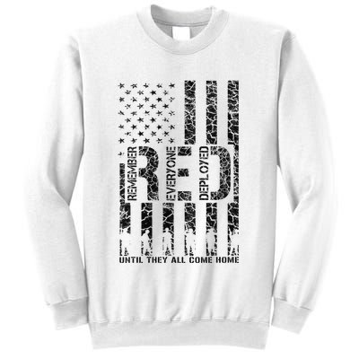 Red Friday Military Veteran Remember Everyone Deployed Sweatshirt