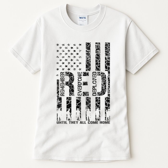 Red Friday Military Veteran Remember Everyone Deployed Tall T-Shirt
