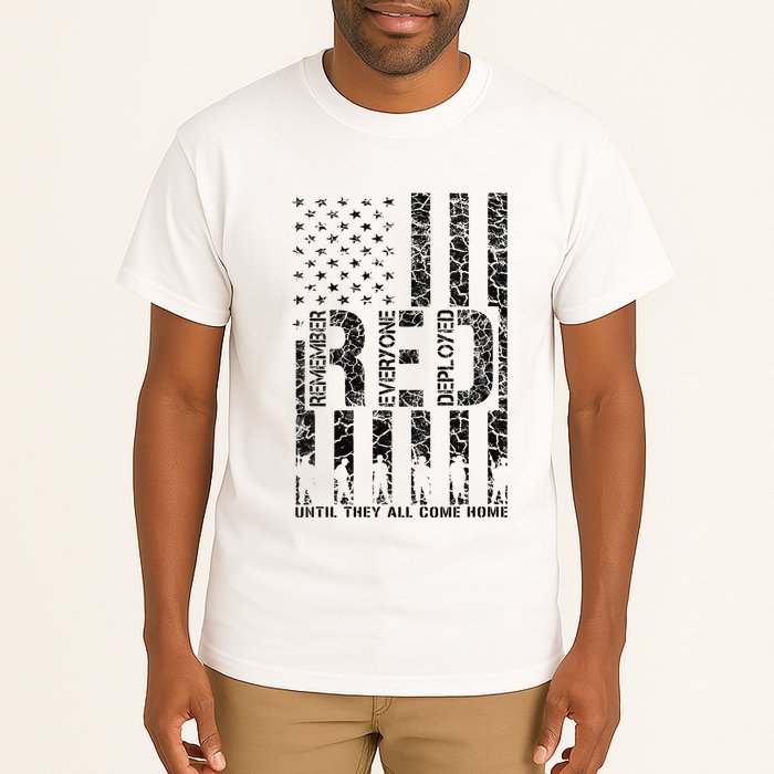 Red Friday Military Veteran Remember Everyone Deployed Tall T-Shirt