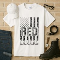 Red Friday Military Veteran Remember Everyone Deployed Tall T-Shirt