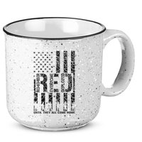 Red Friday Military Veteran Remember Everyone Deployed 15oz Campfire Ceramic Mug