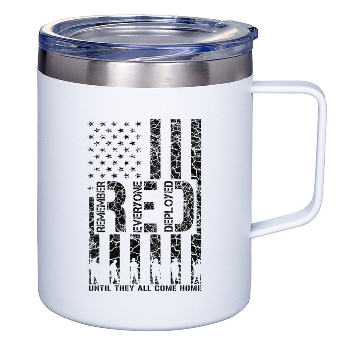 Red Friday Military Veteran Remember Everyone Deployed 12oz Stainless Steel Coffee Mug