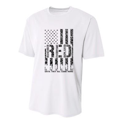 Red Friday Military Veteran Remember Everyone Deployed Youth Performance Sprint T-Shirt